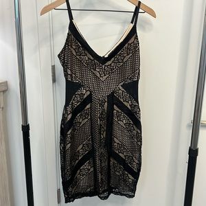 Lace mini dress